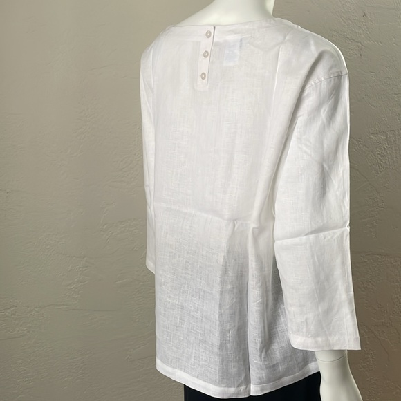 The Company Store Linen Blouse - Picture 5 of 16